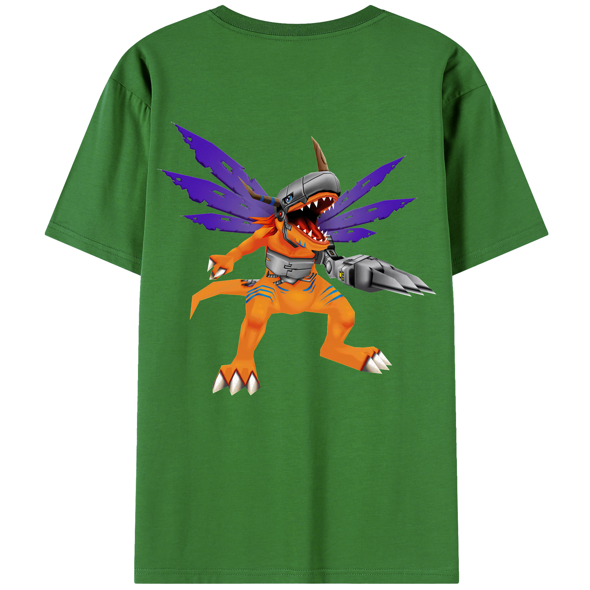 （画像用） Digimon デジタルモンスター/デジモン レディース半袖Tシャツ(バックプリント)